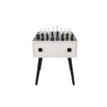 Τραπέζι σαλονιού σκακιού Chesso μαύρη άσπρη μελαμίνη 50x60x50cm ed2404 - Image 3