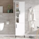 Ντουλάπι μπάνιου Vin άσπρο μελαμίνη 45x35 5x173 6εκ ed2407