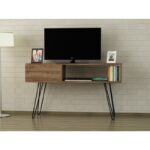 Έπιπλο tv Lara καρυδί 120x29 5x68 5cm μελαμίνη ed2418