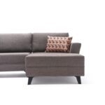 Γωνιακός καναπές Eris καφέ 300x202x78cm ed2443 - Image 5