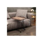 Βοηθητικό τραπεζάκι Rea μαύρο χρώμα μέταλλο 50x35x50cm ed2453