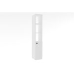 Ντουλάπι μπάνιου Trend άσπρη μελαμίνη 30x29 6x170cm ed2460 - Image 4