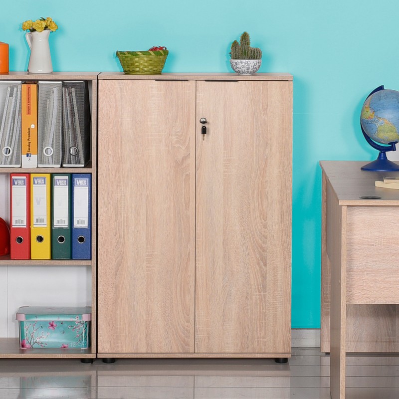 2462_0-800x800 Ντουλάπι γραφείου Sesami 72x34x109cm μελαμίνη ed2462 - Image 1