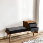 Έπιπλο εισόδου Fiume καρυδί ανθρακί μελαμίνη 120x45x40εκ ed247 - Image 4