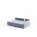 Γωνιακός καναπές κρεβάτι Fly Right μπλε 210x280x70cm ed2493 - Image 5