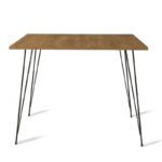 Τραπέζι Sandalf Caucasian Oak χρώμα μελαμίνη 90x75cm ed2518 - Image 3