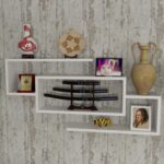 Ραφιέρα Janison άσπρο μελαμίνη 103x14 5x48εκ ed2532