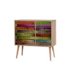 Μπουφές Verybox oak μελαμίνη 90x40x90cm ed2534 - Image 5