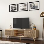 Έπιπλο τηλεόρασης Newyork Sapphire Oak 150x35x45cm ed2565 - Image 5