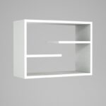 Ραφιέρα Tino άσπρο μελαμίνη 60x19 5x44εκ ed2571 - Image 4