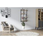 Ράφι τοίχου Dodo Sapphire Oak μελαμίνη 54x15x90cm ed2585 - Image 5