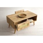 Τραπεζάκι σαλονιού Masia oak χρώμα μελαμίνη 97x55x45cm ed2600 - Image 4