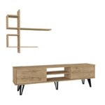 Έπιπλο τηλεόρασης Fred 180x35x51cm μελαμίνη ed2619 - Image 5