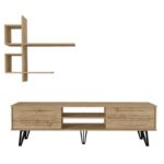 Έπιπλο τηλεόρασης Fred 180x35x51cm μελαμίνη ed2619 - Image 3