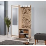 Έπιπλο εισόδου Inch μελαμίνη oak 100x36x195cm ed2624