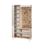 Έπιπλο εισόδου Inch μελαμίνη oak 100x36x195cm ed2624 - Image 4