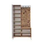 Έπιπλο εισόδου Inch μελαμίνη oak 100x36x195cm ed2624 - Image 3