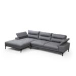 Γωνιακός καναπές Hollywood Left γκρι 309x188x110cm ed2628 - Image 5