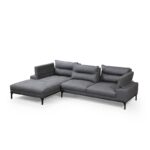 Γωνιακός καναπές Hollywood Left γκρι 309x188x110cm ed2628 - Image 4