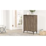 Ντουλάπι Air καφέ ανθρακί μελαμίνη 72x35x104εκ ed2636 - Image 5