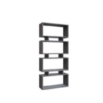 Βιβλιοθήκη Langdon ανθρακί μελαμίνη 72x25x161cm ed2638 - Image 3