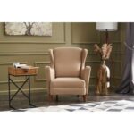 Πολυθρόνα Lila Berjer κρεμ 77x80x98cm ed2643