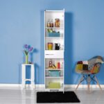 Ντουλάπι Aid άσπρο μελαμίνη 45x40x187εκ ed2645 - Image 2