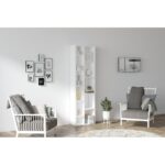 Βιβλιοθήκη Tomi άσπρο μελαμίνη 44 4x19 6x150εκ ed2647 - Image 5