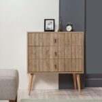 Συρταριέρα Trio μελαμίνη 80x40x90cm ed2667