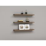 Ραφιέρα τοίχου Boss καρυδί μελαμίνη 60x14 5cm ed2669 - Image 4