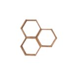 Ράφι τοίχου Elfo καρυδί μελαμίνη 58x9x38cm ed2670 - Image 2