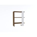 Ραφιέρα Gaye καρυδί άσπρο μελαμίνη 51 8x25x70εκ ed2673 - Image 4