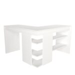 Γραφείο Bravo 120x120x73 8cm μελαμίνη ed2677 - Image 4