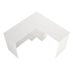 Γραφείο Bravo 120x120x73 8cm μελαμίνη ed2677 - Image 3