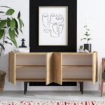 Μπουφέ Vega 150x40x75cm μελαμίνη ed2691 - Image 4