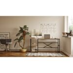 Γραφείο Vega Atlantic Pine 160x60x75cm μεταλλικό ed2699 - Image 4