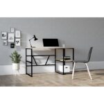 Γραφείο Casta Sapphire Oak χρώμα μελαμίνη 120x60x74cm ed2717