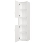 Ντουλάπι μπάνιου Asma άσπρο μελαμίνη 35x29 5x140εκ ed2722 - Image 3