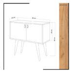 Κονσόλα Leija 80x40x80cm μελαμίνη  ed2750 - Image 2