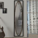 Καθρέφτης Luppi μελαμίνη 39x151cm ed2798