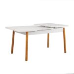 Τραπέζι Santiago επεκτεινόμενο Atlantic Pine άσπρη μελαμίνη 120x75cm ed2803 - Image 5