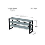 Κονσόλα Natali καρυδί μελαμίνη 120x32x59εκ ed2839 - Image 2