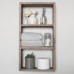 Ραφιέρα Raf καρυδί ξύλο 30x9x60εκ ed2855