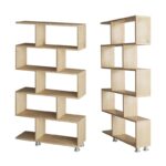 Βιβλιοθήκη Loto oak χρώμα 90x20x156cm ed2862 - Image 3