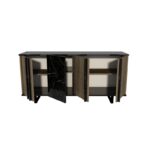 Μπουφέ Deco καρυδί χρώμα μελαμίνη 160x43 8x78 6cm ed2867 - Image 3