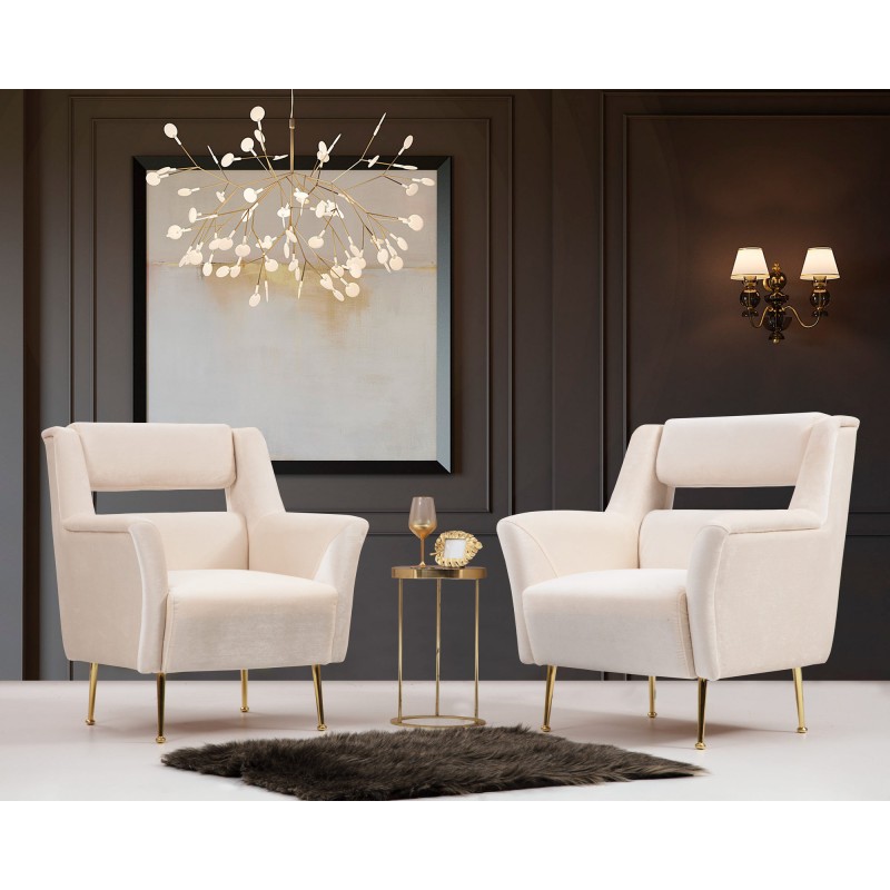 2891_0-800x800 Πολυθρόνα Mira 79x76x93cm ξύλο ύφασμα κρεμ ed2891 - Image 1