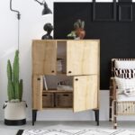 Ντουλάπι Canopo oak χρώμα 90x35x115cm ed2895 - Image 5