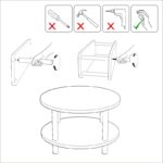 Τραπέζι σαλονιού Roby Atlantic Pine μαύρο μελαμίνη 70x43 7εκ ed2924 - Image 3