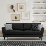 Καναπές τριθέσιος Mayorka γκρι 215x94x88cm ed2926