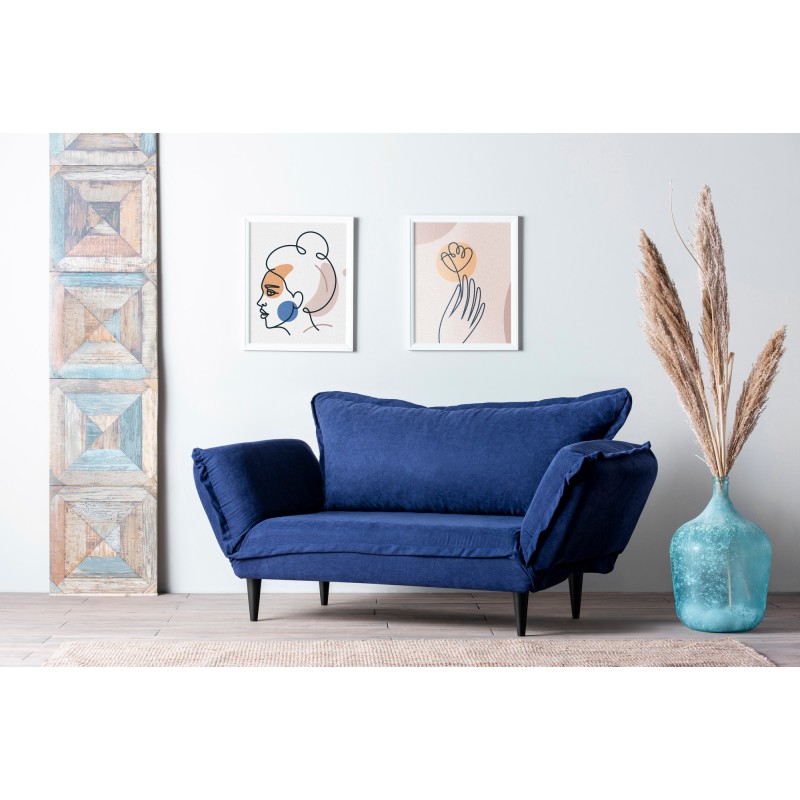 2934_0-800x800 Καναπές κρεβάτι διθέσιος Calvino Navy Blue 50x120x38cm ed2934 - Image 1